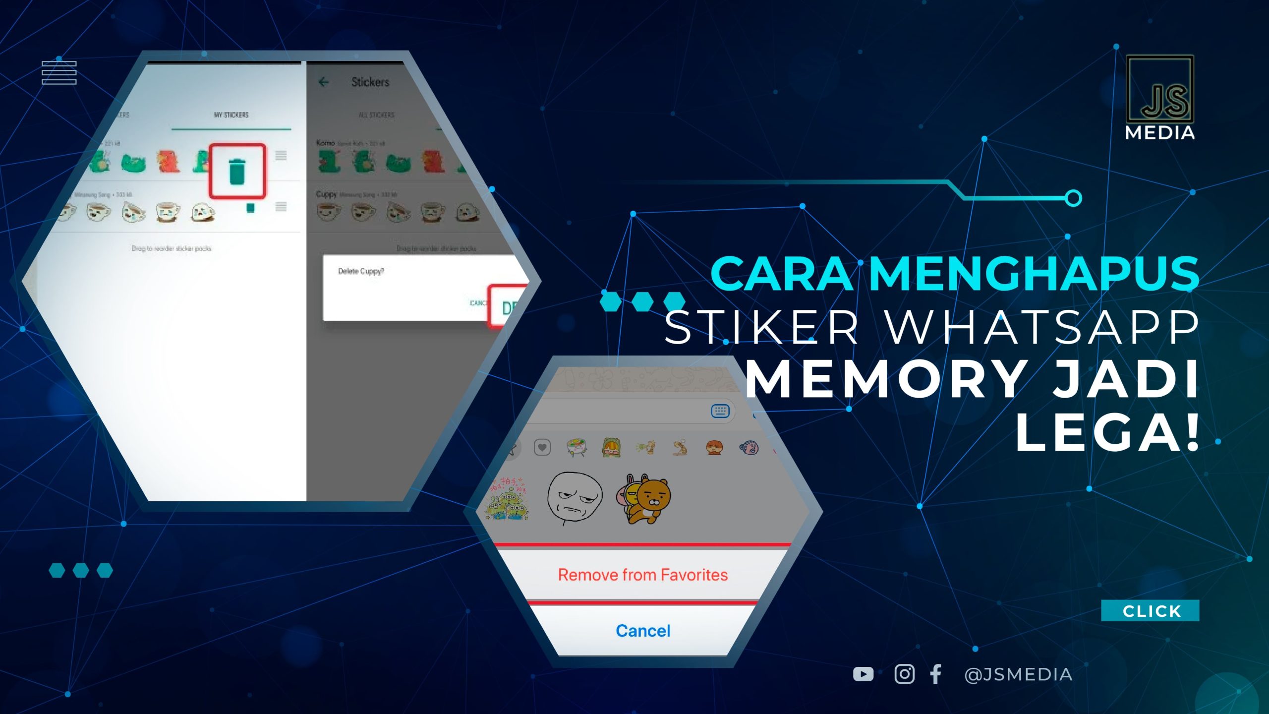 Cara Menghapus Stiker Whatsapp Memory Jadi Lega