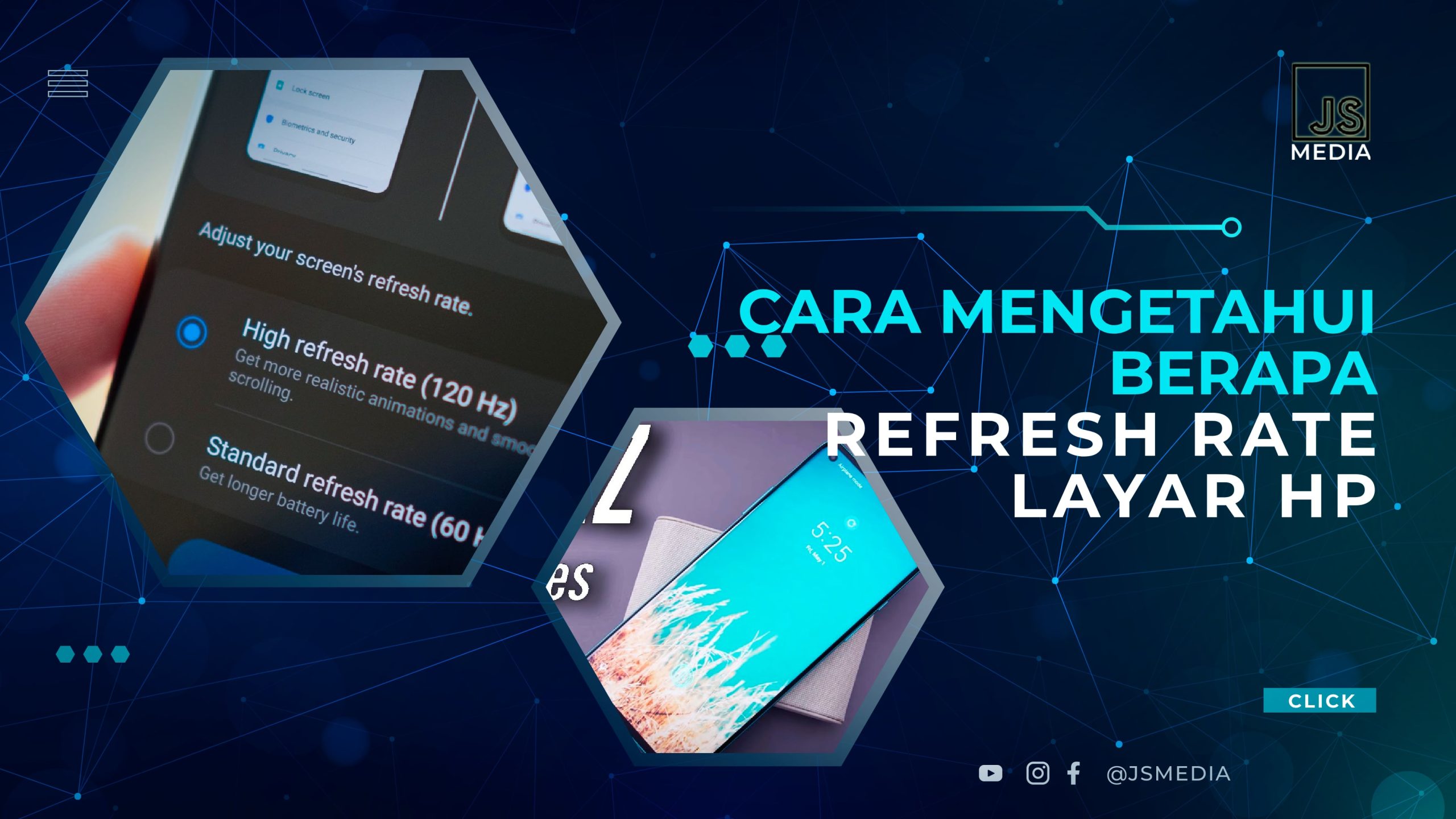 Cara Mengetahui Berapa Refresh Rate Layar HP Kalian