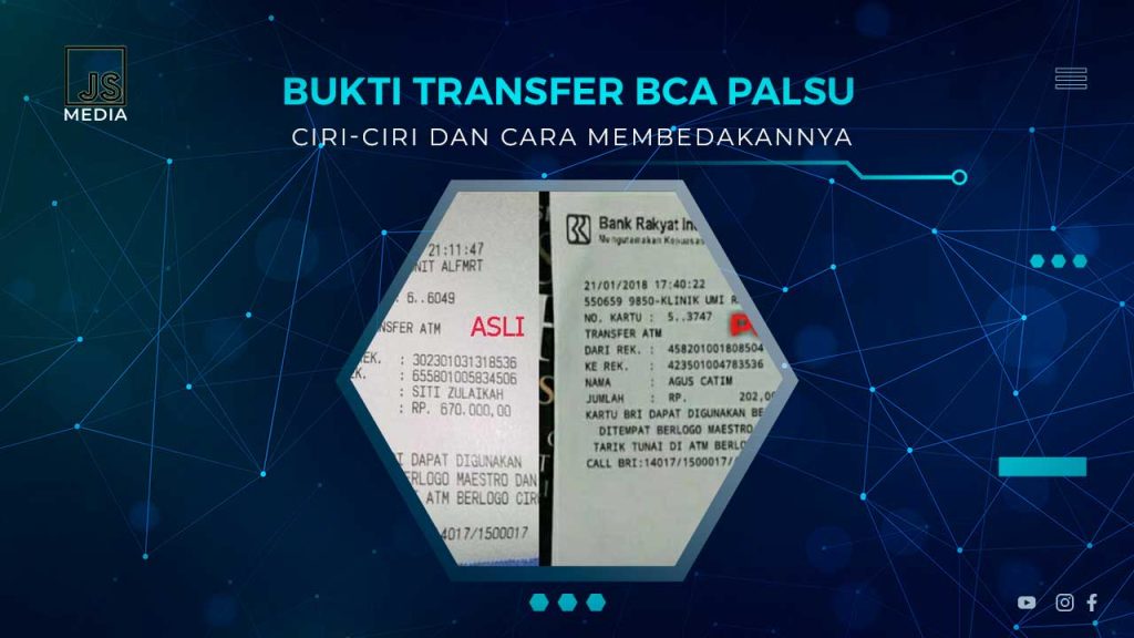 Cara Membedakan Bukti Transfer Bca Asli Dan Palsu