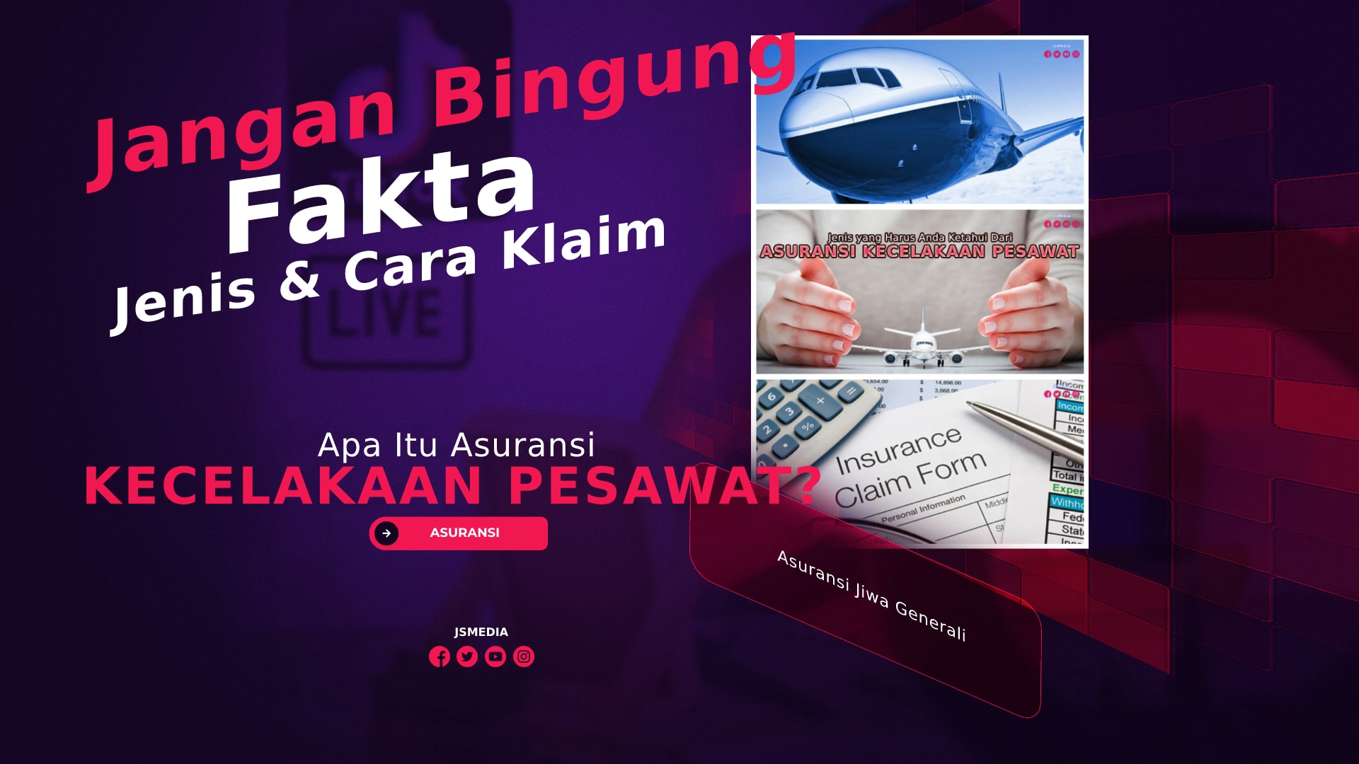 Apa Itu Asuransi Kecelakaan Pesawat? Jenis & Cara Klaim