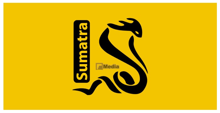 Sumatra reader. Sumatra pdf logo. Js Media.