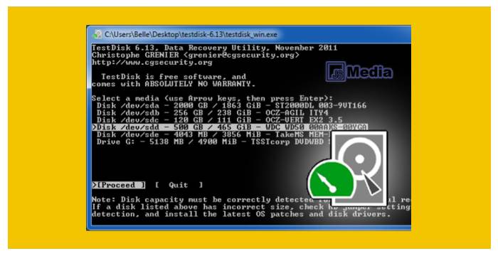 2. Fitur-Fitur TestDisk