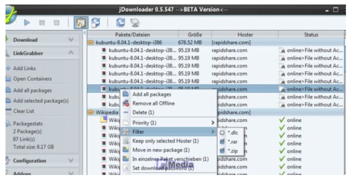 Cara Download File Dalam Jumlah Banyak Dengan Jdownloader
