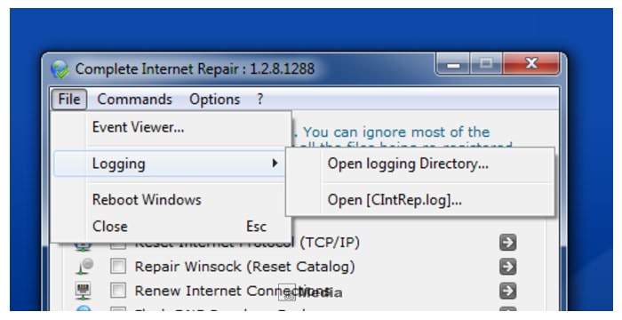 3 Fitur Complete Internet Repair