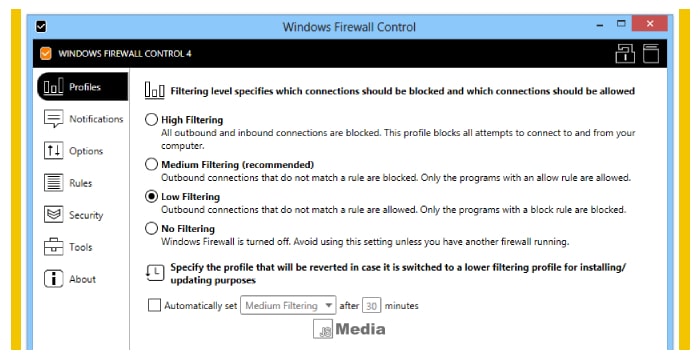 4 Fitur Utama Windows Firewall Control