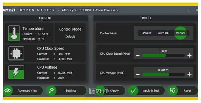 Cara Overclock Menggunakan AMD Ryzen Master