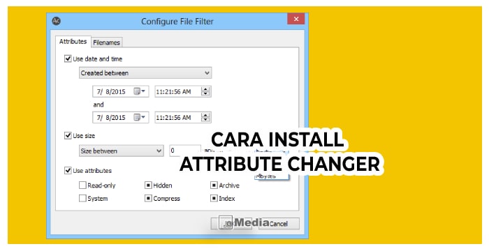 instal Attribute Changer 11.20b