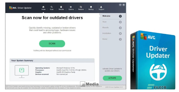 3 Fitur AVG Driver Updater