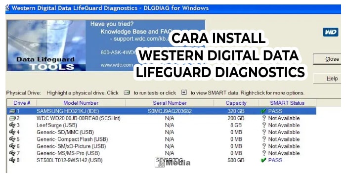 Cara Install Aplikasi Western Digital Data Lifeguard Diagnostics