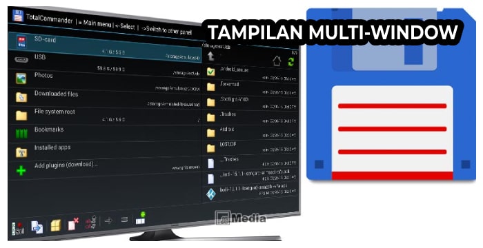 1. Tampilan Multi-Window