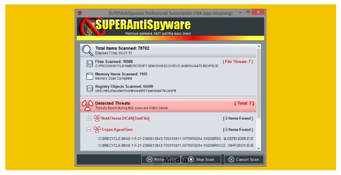 3 Fitur yang Ada Pada SUPERAntiSpyware