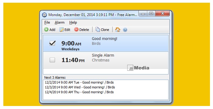 Cara Pemasangan Free Alarm Clock