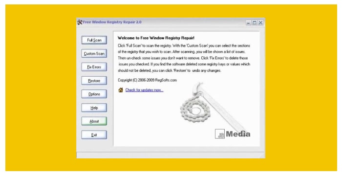 Cara Pemasangan Free Windows Registry Repair