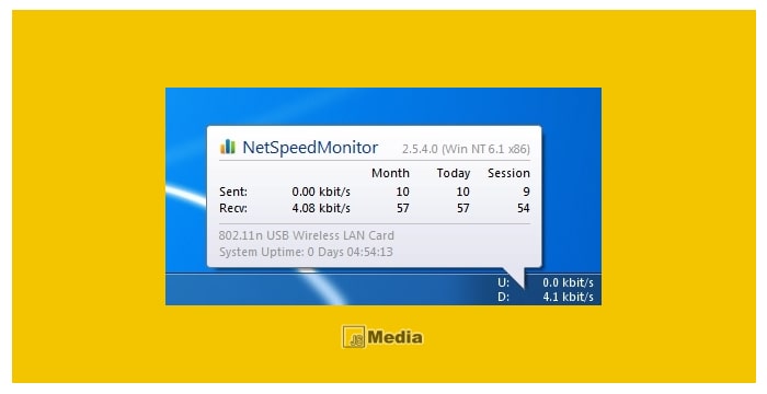 2 Keunggulan NetSpeedMonitor