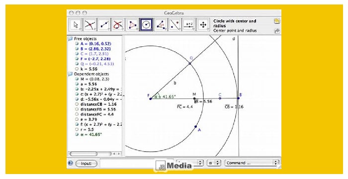 2 Fitur yang Ditawarkan oleh Aplikasi GeoGebra