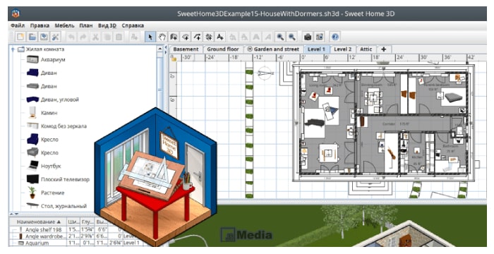 4 Fitur Unggulan dari Aplikasi Sweet Home 3D