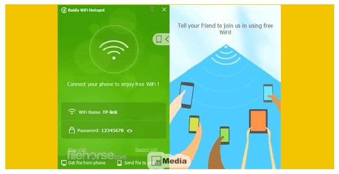 3. Cara share WiFi menggunakan Baidu WiFi Hotspot