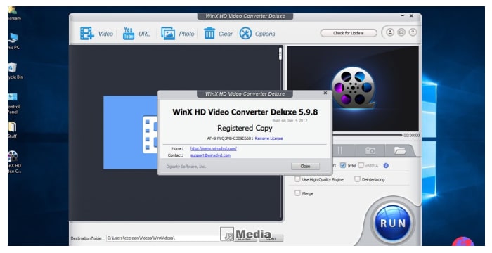 free download WinX HD Video Converter Deluxe 5.18.1.342