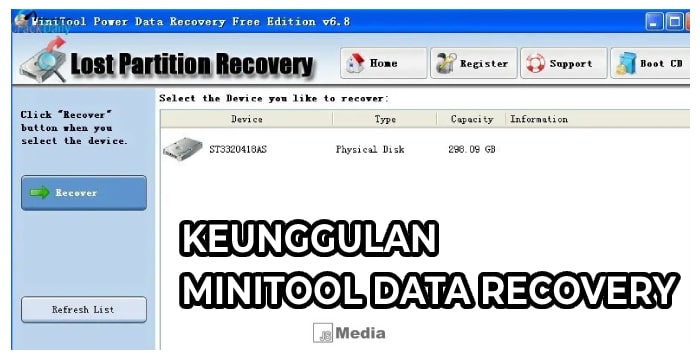 Keunggulan MiniTool Data Recovery