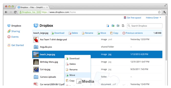 Fitur Unggulan Dropbox