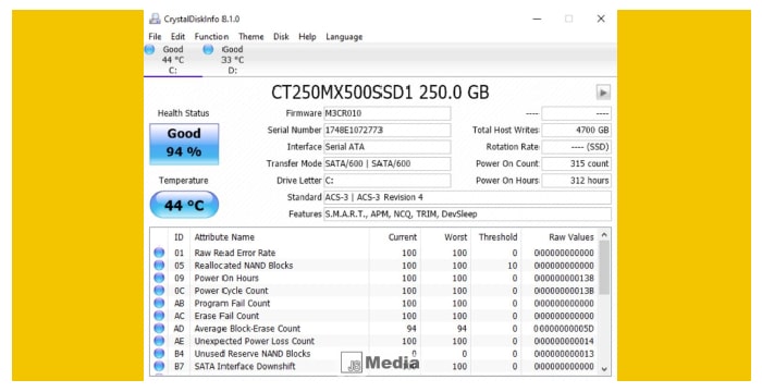 Apa itu CrystalDiskInfo?