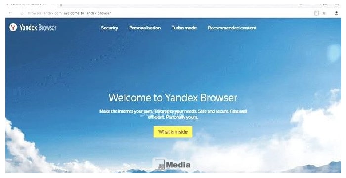 Fitur Yandex Browser