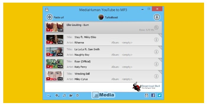 Fitur MediaHuman YouTube to MP3