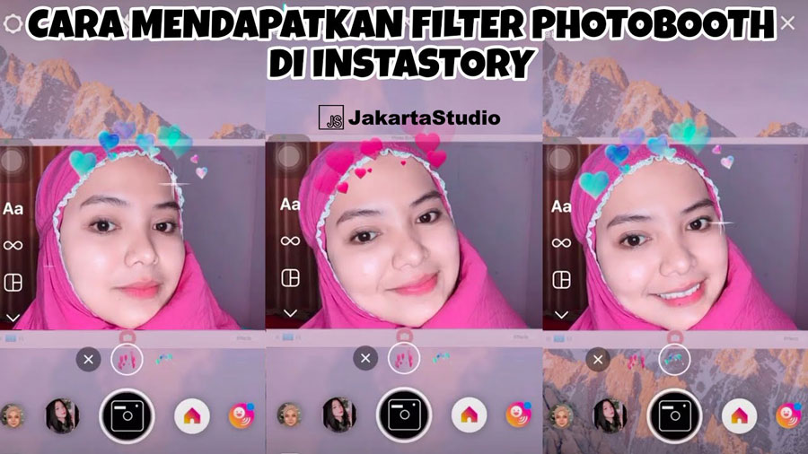 Cara Mendapatkan Filter Photo Booth