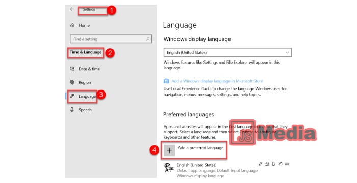 2. Cara Mengubah Keyboard Arab di Windows 8 & 10