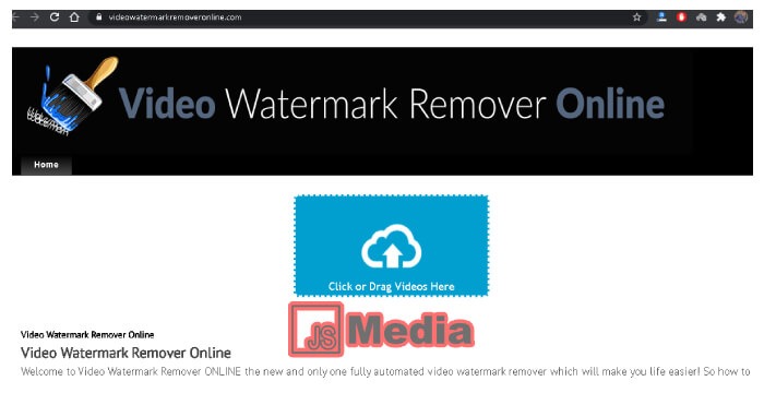2. Melalui Situs Video Watermark Remover Online