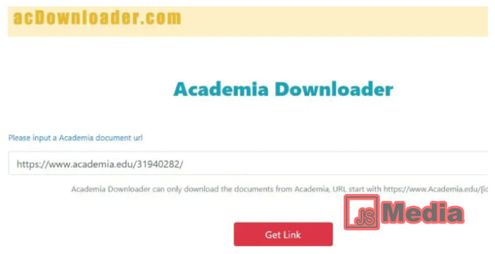 3. Download File di Academia Melalui Academia Downloader