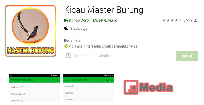 3. Kicau Master Burung