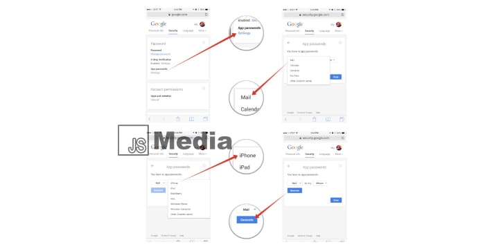 3. Menambahkan Akun Google di iPhone