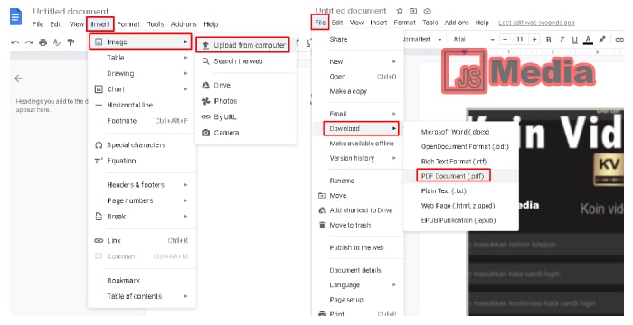 3. Menggunakan Google Dokumen