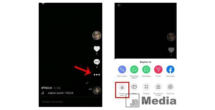 Menyimpan Video Tiktok Ke Galeri Tanpa Aplikasi