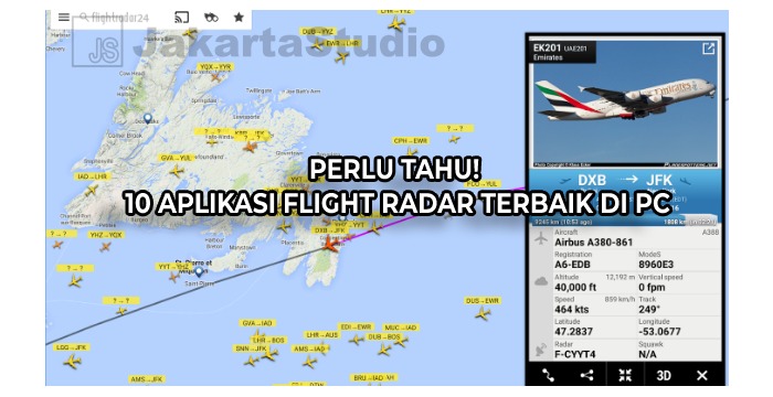 Perlu Tahu! 10 Aplikasi Flight Radar Terbaik di PC