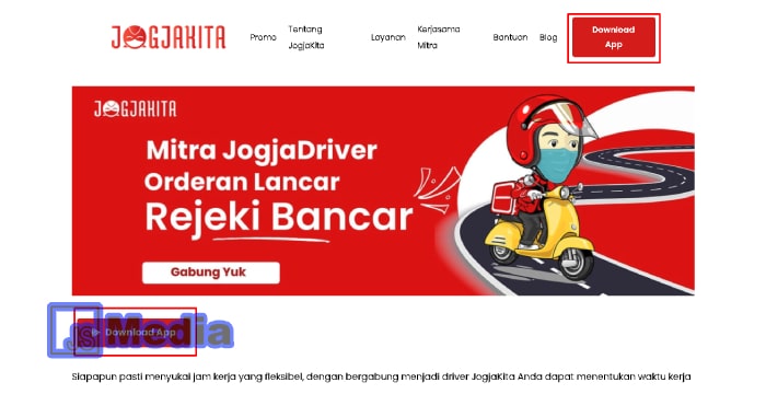 Cara Daftar Driver JogjaKita