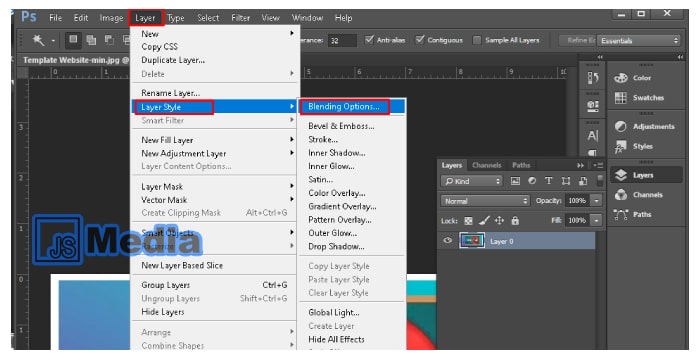 4. Mengatur Mode Blending