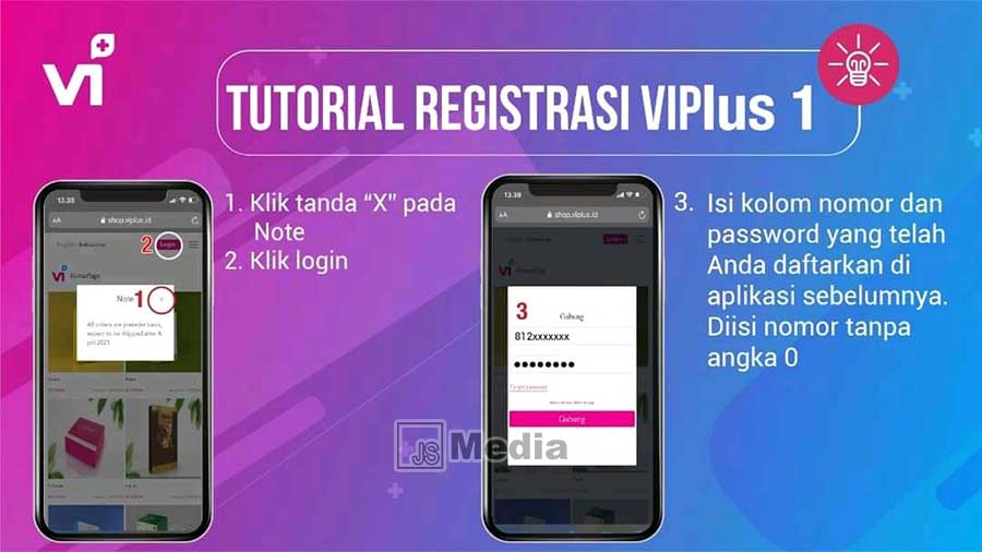 Cara Daftar VIPlus