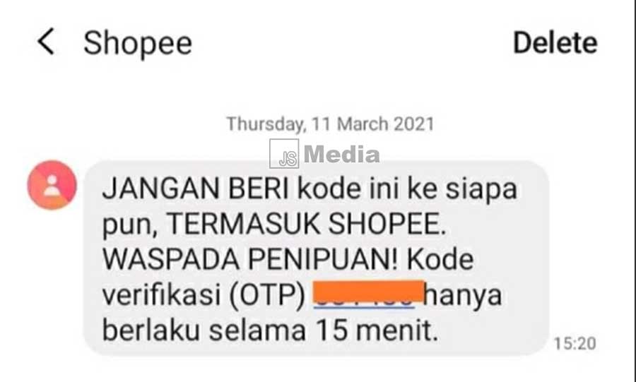 Penipuan Hadiah Cashback Shopeepay