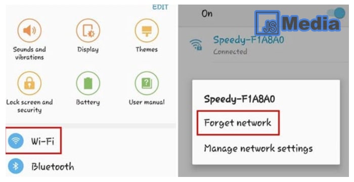 1. Menggunakan Forget Connection