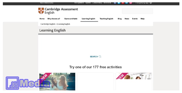 1. Cambridge English Online