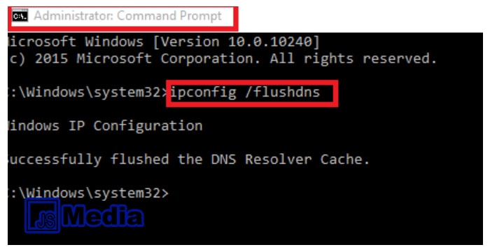 4. Flush DNS