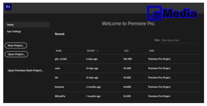 3. Membuat Project Baru di Adobe Premiere Pro