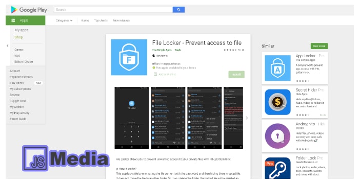 3. Menggunakan File Locker