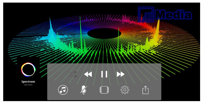 3. Spectrum – Music Visualizer