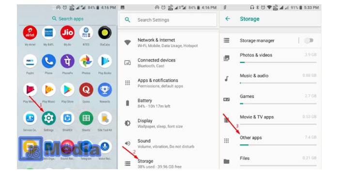 2. Hapus Data atau Paksa Berhenti