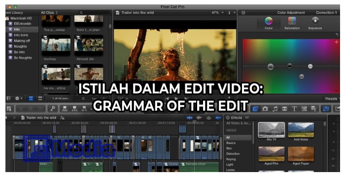 Istilah dalam Edit Video: Grammar of The Edit 