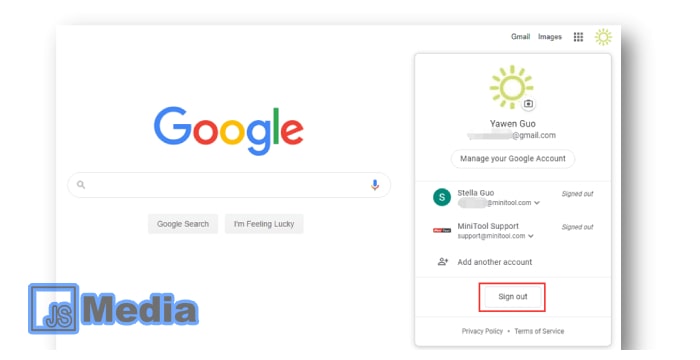 4. Cara Menghapus Akun Google Secara Non Permanen di Chrome