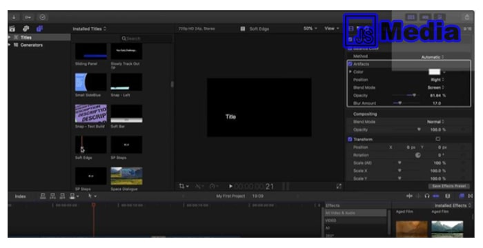 3. Cara Menggunakan Aplikasi Edit Video Final Cut Pro X Untuk Menambahkan Teks Dan Judul